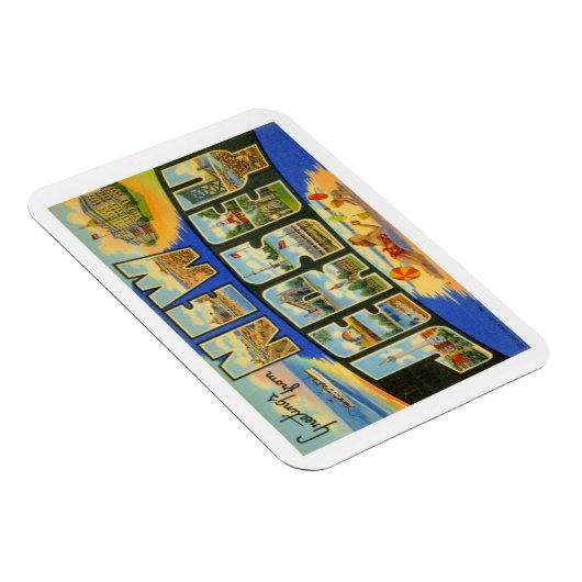 New Jersey Vintag Staaten Travel Magnet (Rechte Seite)