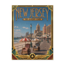 New Jersey Vintage Art Deco Golden Age