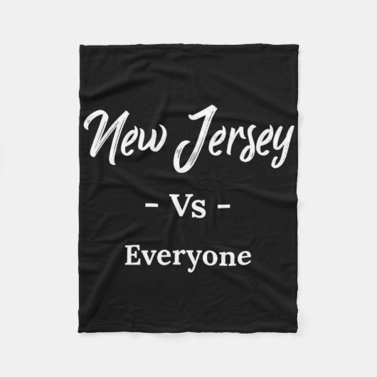 New Jersey Vs Everyone  Fleecedecke (Vorderseite)
