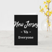 New Jersey Vs Everyone  Karte (Gelbe Blume)