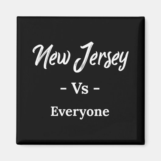 New Jersey Vs Everyone  Magnet (Vorne)