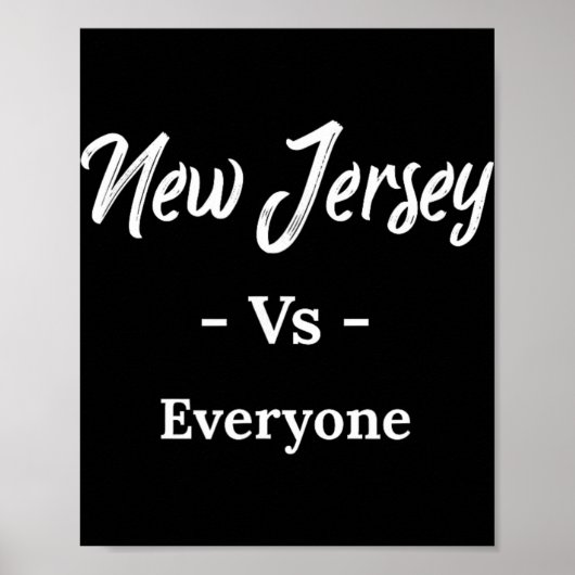 New Jersey Vs Everyone  Poster (Vorne)