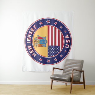 New Jersey Wandteppich