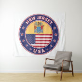 New Jersey Wandteppich (Beispiel (Horizontal))