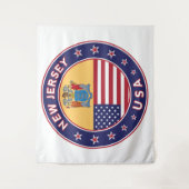 New Jersey Wandteppich (Vorderseite)