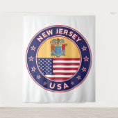 New Jersey Wandteppich (Vorderseite)