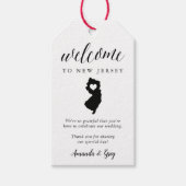 New Jersey Wedding Welcome Geschenkanhänger (Vorderseite)