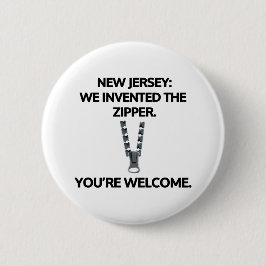 New Jersey: Wir erfanden den Reißverschluss. Button