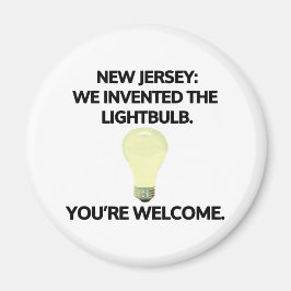 New Jersey: Wir erfanden die Glühbirne. Magnet