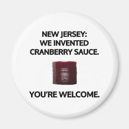 New Jersey: Wir haben Cranberry-Sauce erfunden. Magnet