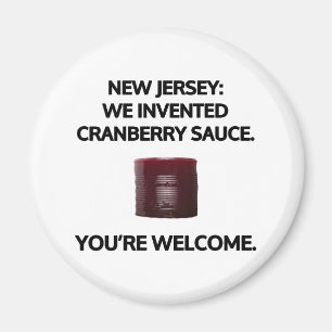 New Jersey: Wir haben Cranberry-Sauce erfunden. Magnet