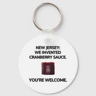 New Jersey: Wir haben Cranberry-Sauce erfunden. Schlüsselanhänger