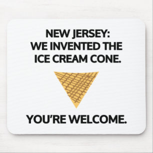 New Jersey: Wir haben die Eistüte erfunden. Mousepad