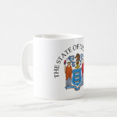 New Jersey-Zeichen Kaffeetasse (Vorderseite Links)