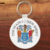 New Jersey-Zeichen Schlüsselanhänger (Vorderseite)