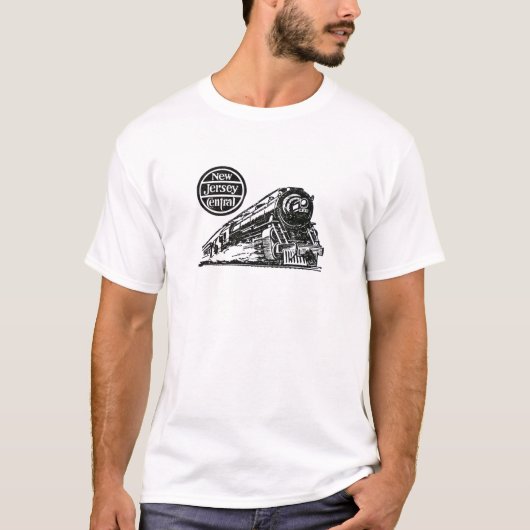 New-Jersey zentraler Dampf-Motor T-Shirt (Vorderseite)