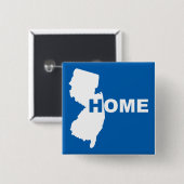 New Jersey Zuhause Away From Staat Button Abzeiche (Vorne & Hinten)