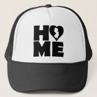 New Jersey Zuhause Heart Staat Ball Cap Trucker Ha
