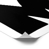 New Jersey Zuhause Heart Staat Poster Sign (Ecke)