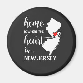 New Jersey Zuhause ist das Herz Magnet