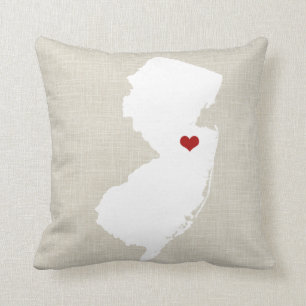New-Jersey Zuhause-Staatthrow-Kissen 16" x 16" Kissen