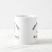 New Jersey Zuhause Sweet Zuhause Family Monogram T Kaffeetasse (Mittel)