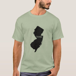 New Jersey Zuhause typisiert T-Shirt