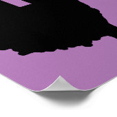 New Jersey Zuhause weg vom Staat-Poster-Zeichen Poster (Ecke)