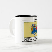 New Jersey Zweifarbige Tasse (Vorderseite Links)