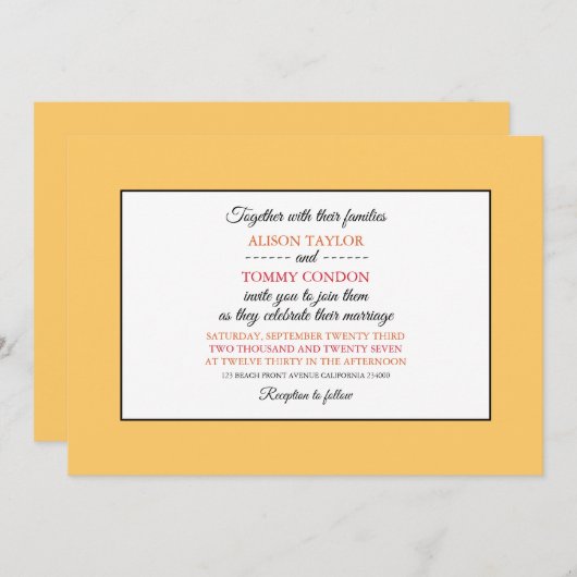 New Jerseyan Flag, Flag New Jersey Wedding Einladung (Vorne/Hinten)