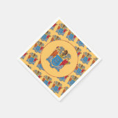 New Jerseyan Flag, Flag of New Jersey Serviette (Ecke)