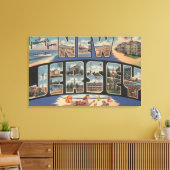 New JerseyGroße BuchstabenszenenNew Jersey Leinwanddruck (Insitu (Wohnzimmer))