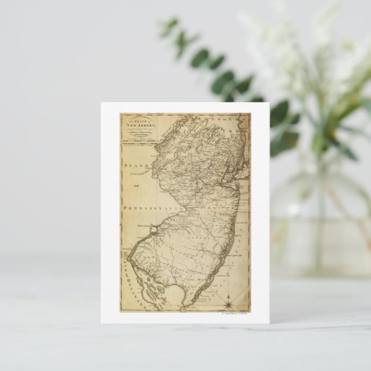 New JerseyPanoramakarteNew Jersey Postkarte (Stehend Vorderseite)