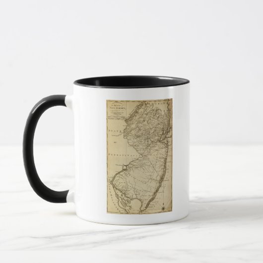New JerseyPanoramakarteNew Jersey Tasse (Links)