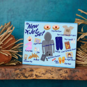 New Jet Set Funny Air Travel Cartoon Parody Fotoplatte (Seite)