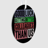 New Job Funny | Abschiedsarbeiter Verlassend | Gut Ornament (Vorderseite)