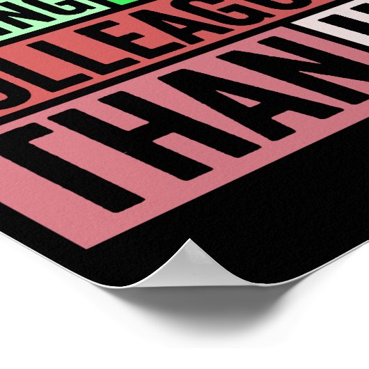 New Job Funny | Abschiedsarbeiter Verlassend | Gut Poster (Ecke)