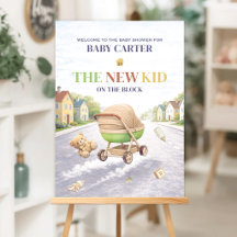 New Kid On The Block Baby Shower Welcome