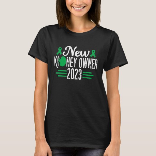 New Kidney Transplant 2023 Survivor Recipient Orga T-Shirt (Vorderseite)