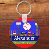 New Kids Sports Baseball Keychain Gastgeschenk Gif Schlüsselanhänger (Vorderseite)