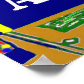 New Kids Sports Baseball Personalisiert Poster Art (Ecke)