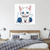 New Kitten Leinwanddruck (Insitu (Schlafzimmer))