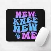 New Knee New Me Funny Knee Replacement Surgery Rec Mousepad (Mit Mouse)
