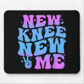 New Knee New Me Funny Knee Replacement Surgery Rec Mousepad (Vorne)