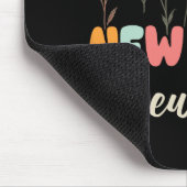 New Knee New Me Funny Knee Surgery Recovery Joke Mousepad (Ecke)