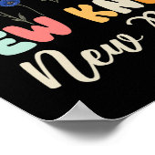 New Knee New Me Funny Knee Surgery Recovery Joke  Poster (Ecke)