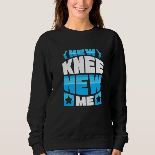 New Knee new me - Knee Replacement Premium Sweatshirt (Vorderseite)