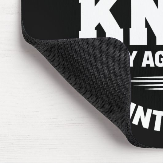 New Knee Replacement Surgery Get Well Recovery Gag Mousepad (Ecke)