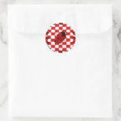 New Lady Bugs Runder Aufkleber (Tasche)