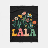 New Lala Wildflower First Birthday & Baby Show Fleecedecke (Vorderseite)